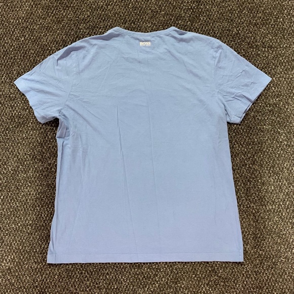 BOSS Hugo Boss Light/Navy Blue Shirt XXL - Picture 8 of 8